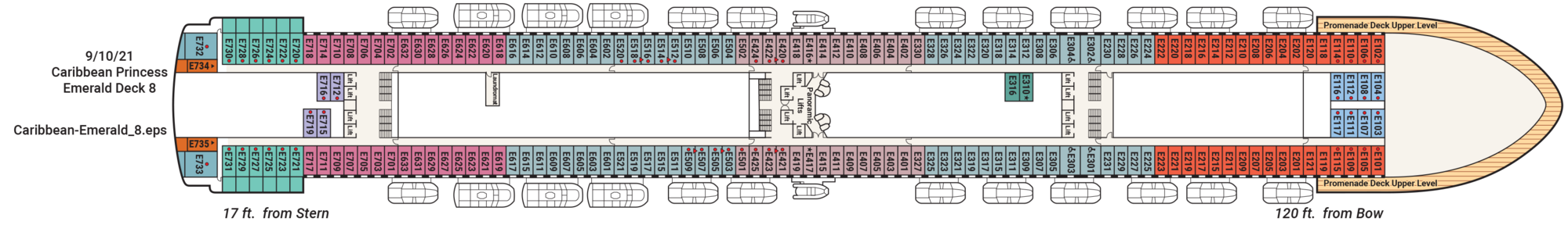 Deck 8 plan